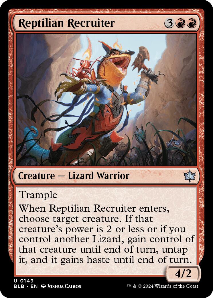 Reptilian Recruiter (Bloomburrow - #149)