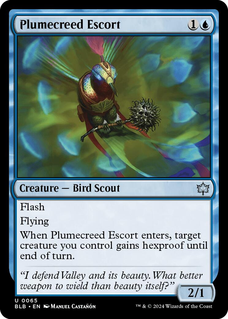 Plumecreed Escort (Bloomburrow - #65)
