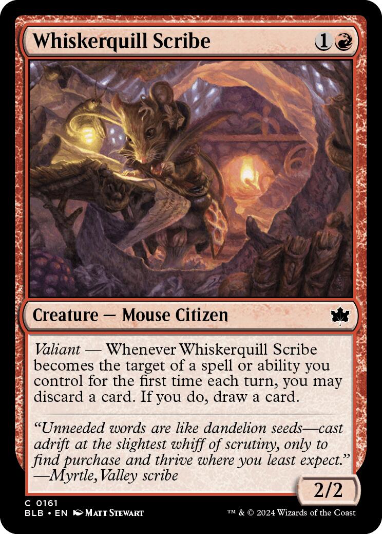 Whiskerquill Scribe (Bloomburrow - #161)