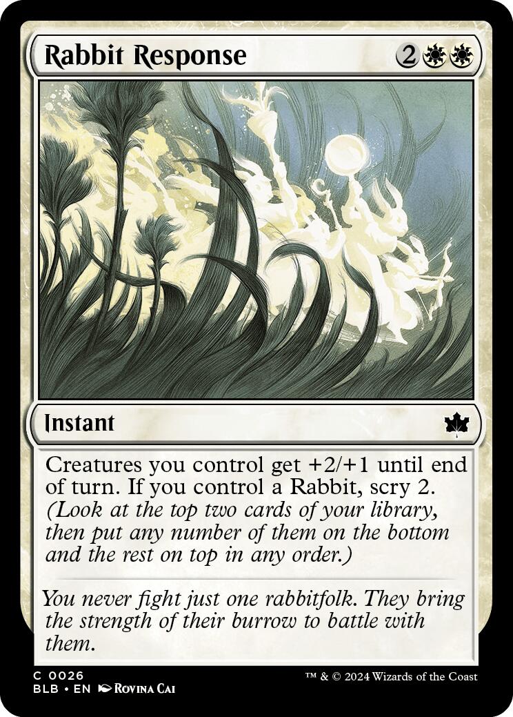 Rabbit Response (Bloomburrow - #26)
