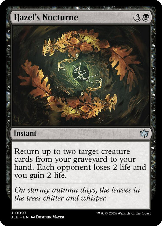 Hazel's Nocturne (Bloomburrow - #97)