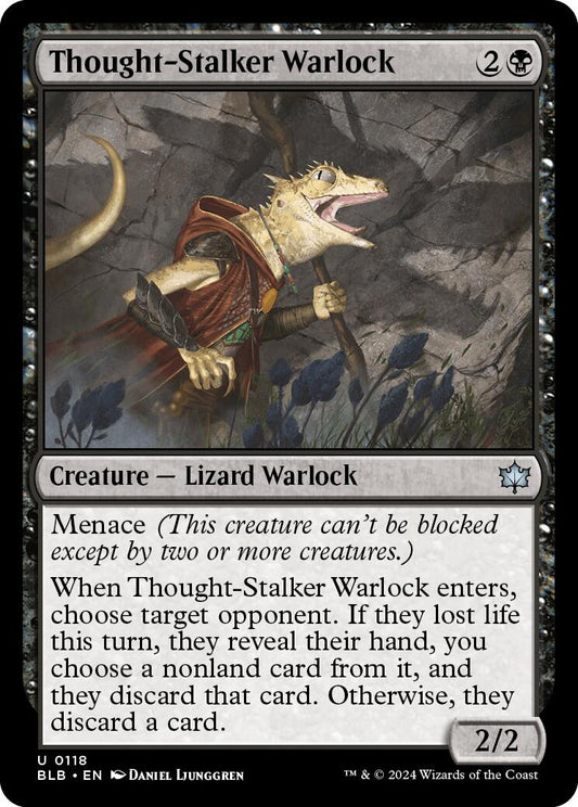 Thought-Stalker Warlock (Bloomburrow - #118)