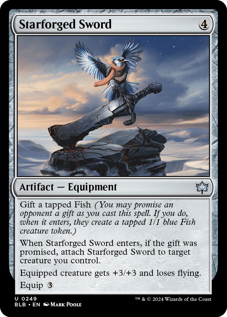 Starforged Sword (Bloomburrow - #249)