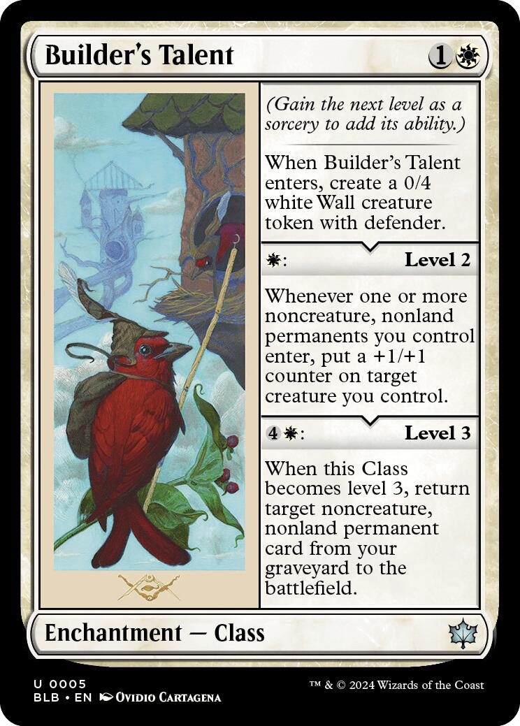 Builder's Talent (Bloomburrow - #5)