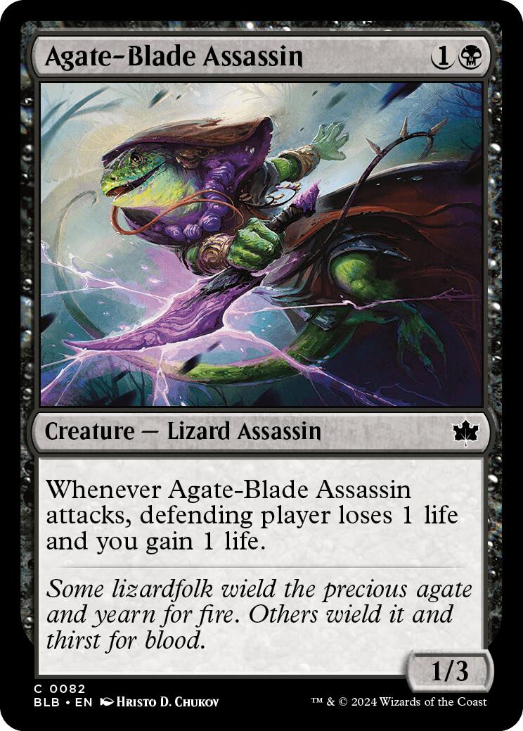 Agate-Blade Assassin (Bloomburrow - #82)