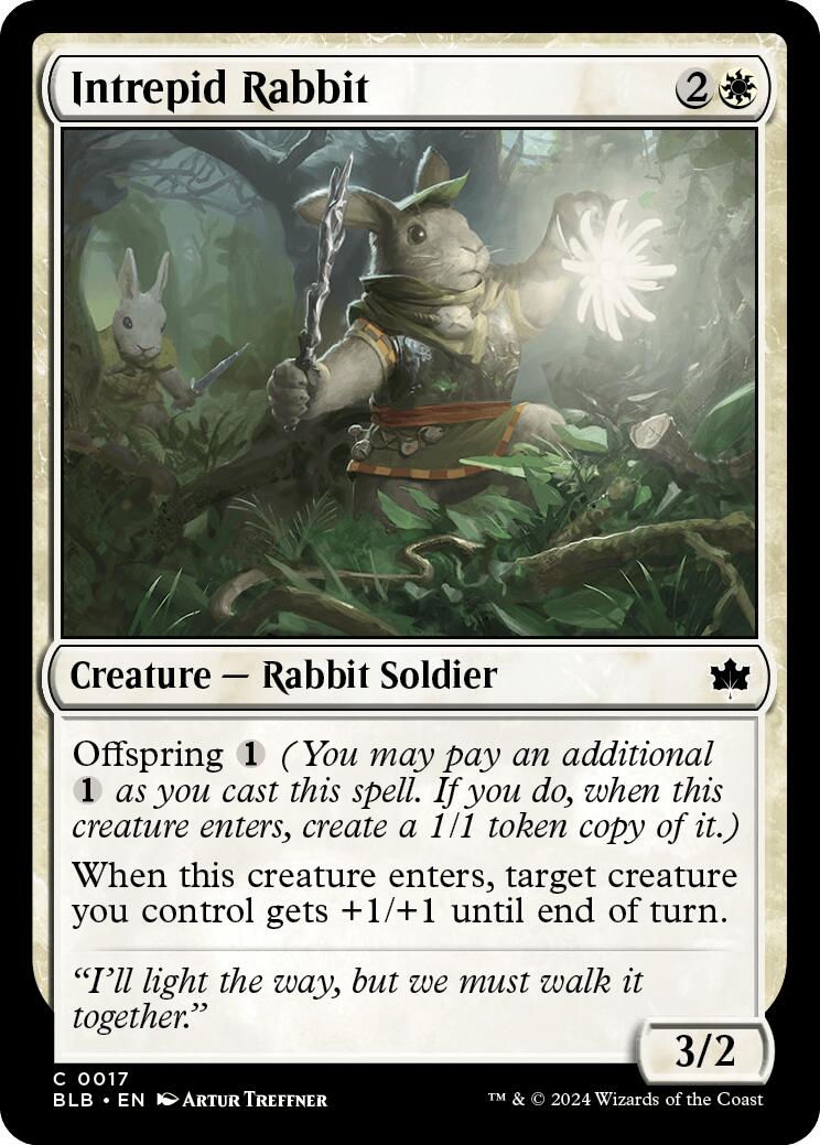 Intrepid Rabbit (Bloomburrow - #17)