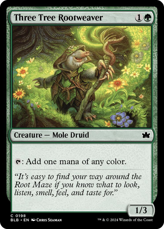 Three Tree Rootweaver (Bloomburrow - #198)