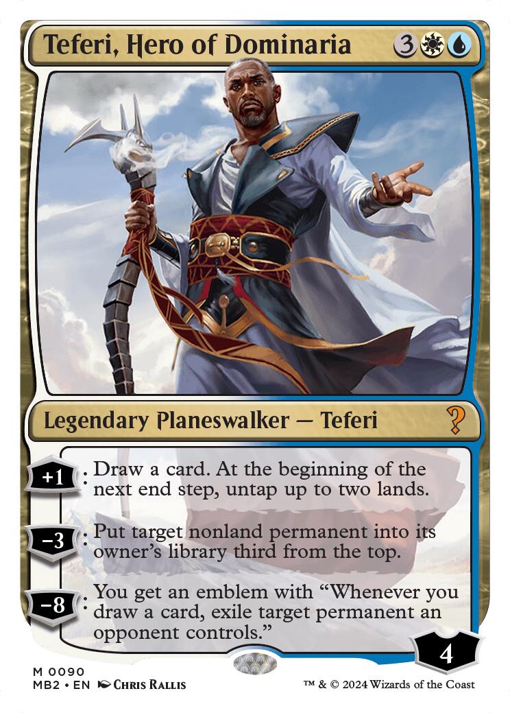 Teferi, Hero of Dominaria (White Border)