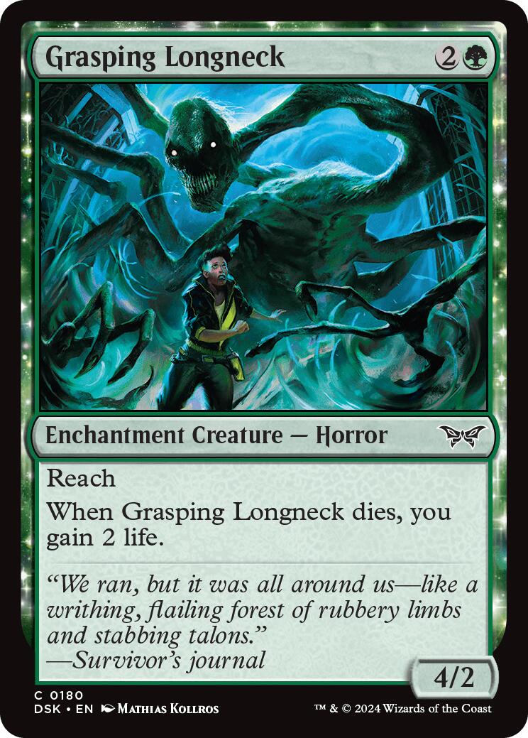 Grasping Longneck (Duskmourn: House of Horror - #180)