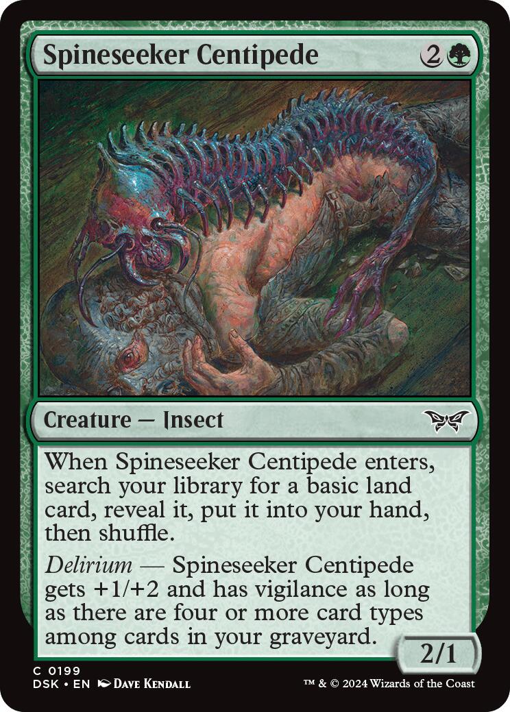 Spineseeker Centipede (Duskmourn: House of Horror - #199)