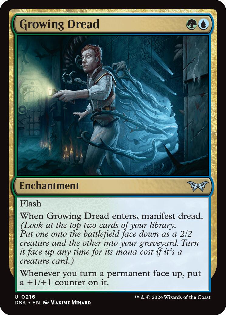 Growing Dread (Duskmourn: House of Horror - #216)