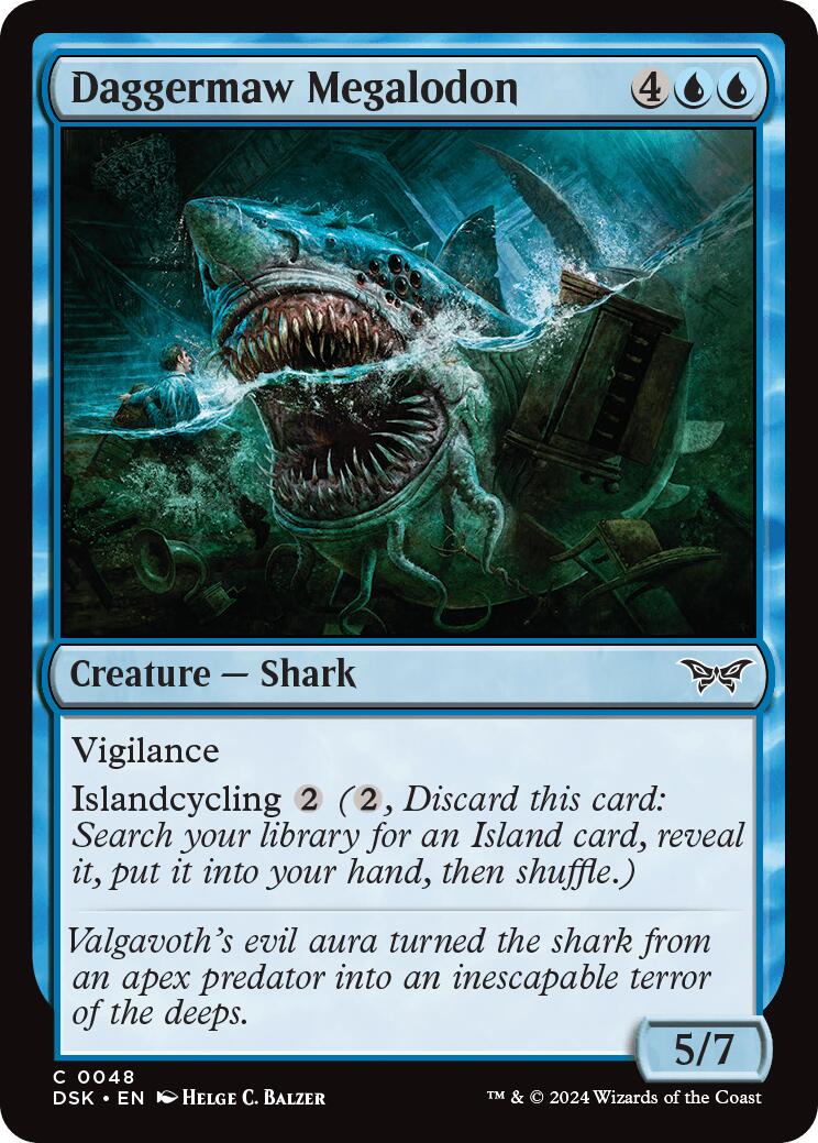 Daggermaw Megalodon (Duskmourn: House of Horror - #48)