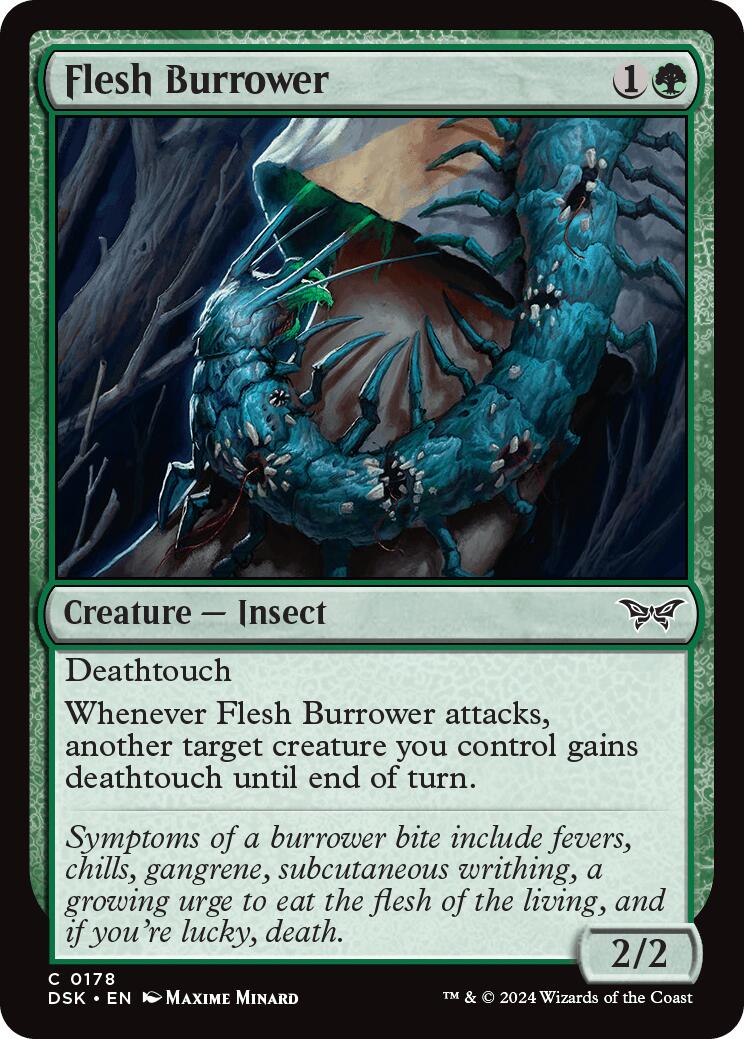 Flesh Burrower (Duskmourn: House of Horror - #178)