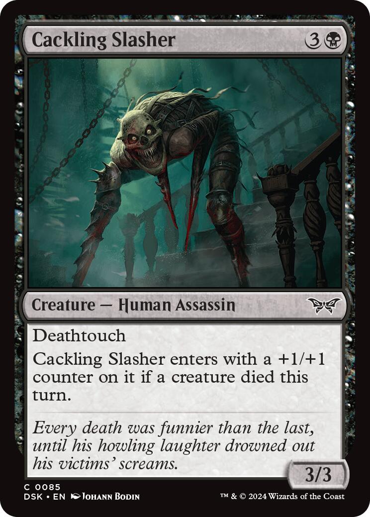 Cackling Slasher (Duskmourn: House of Horror - #85)