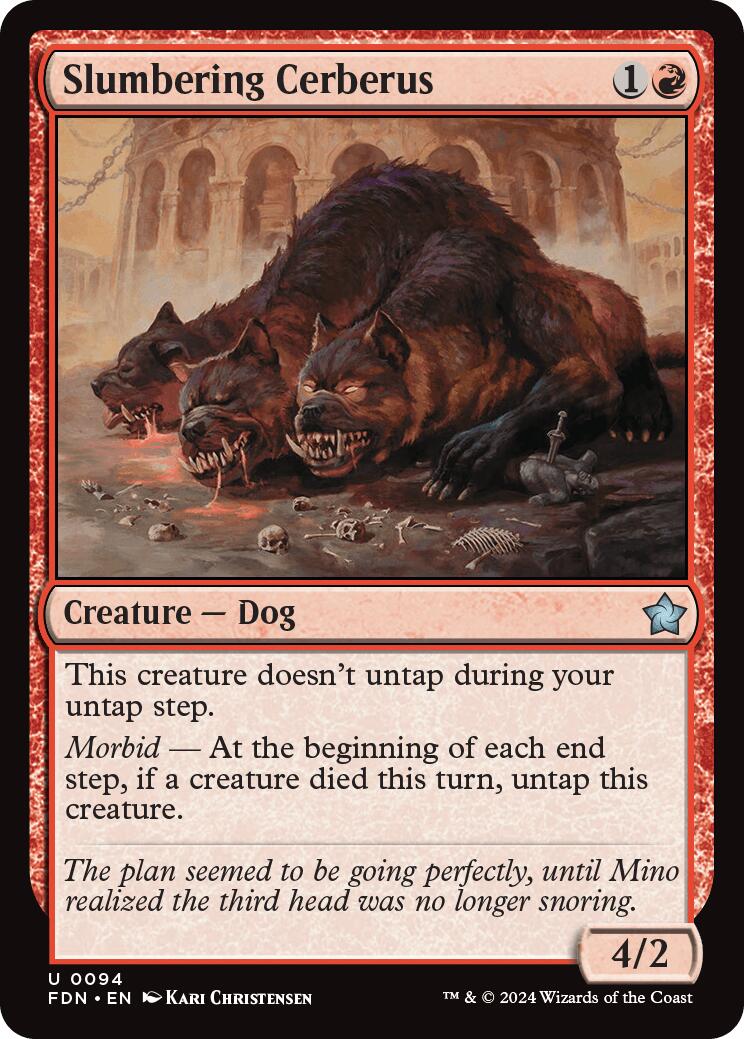 Slumbering Cerberus (Foundations - #94)