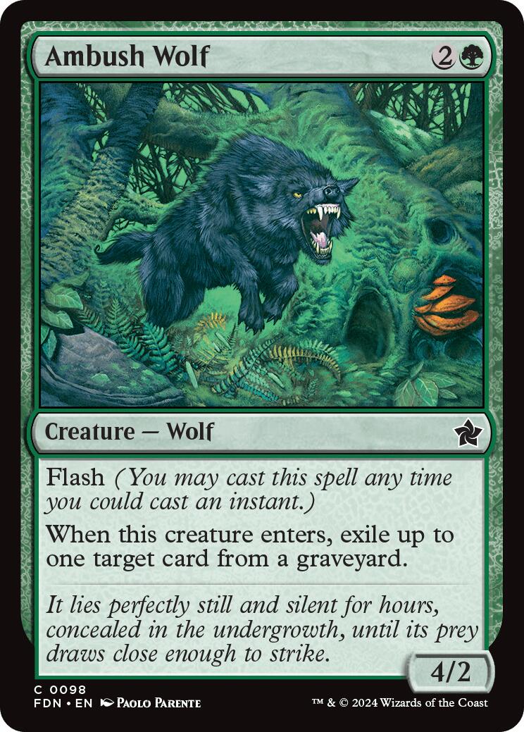 Ambush Wolf (Foundations - #98)
