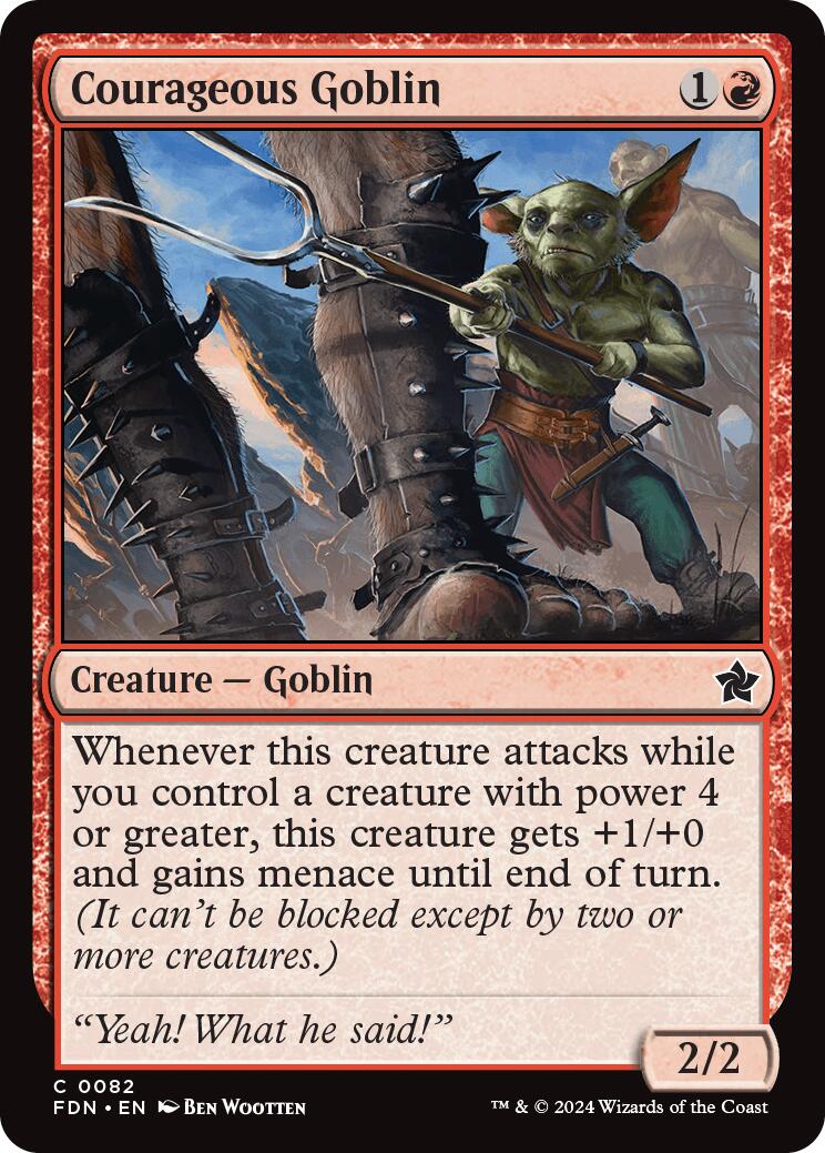 Courageous Goblin (Foundations - #82)