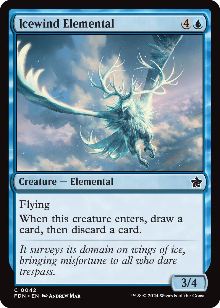 Icewind Elemental (0042) (Foundations - #42)