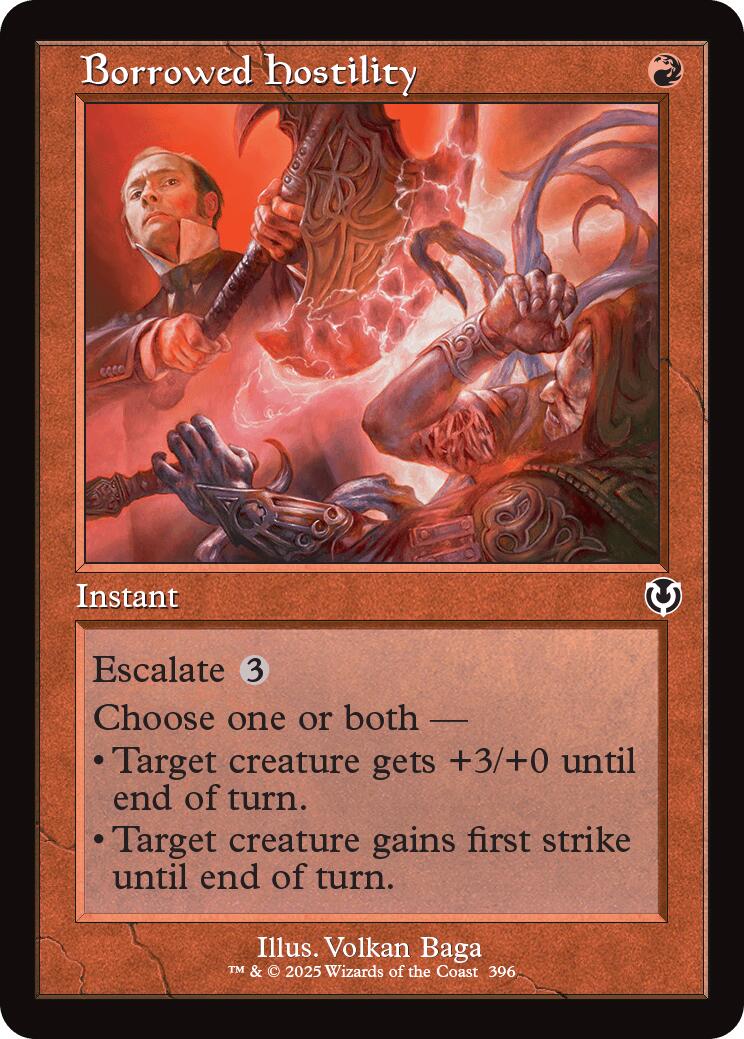 Borrowed Hostility (Retro Frame) (Innistrad Remastered - #396)