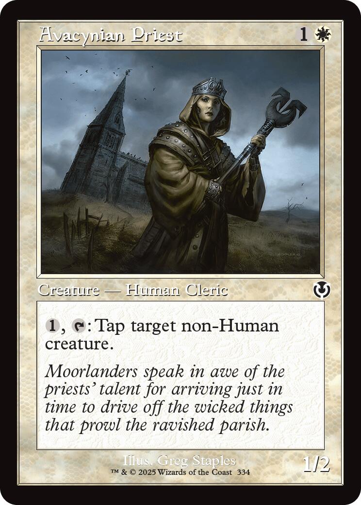Avacynian Priest (Retro Frame) (Innistrad Remastered - #334)