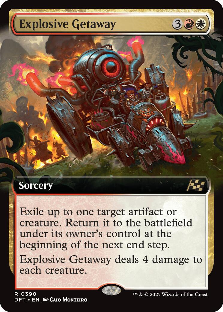Explosive Getaway (Extended Art) (Aetherdrift - #390)