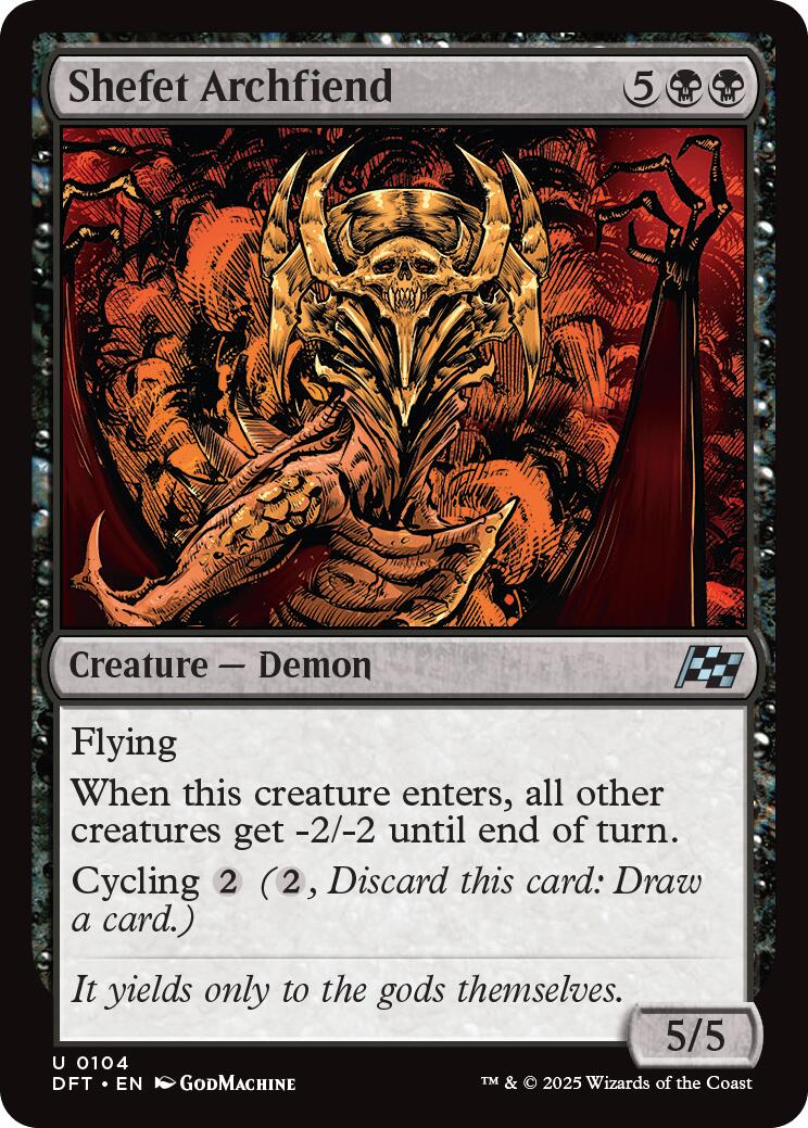 Shefet Archfiend (Aetherdrift - #104)