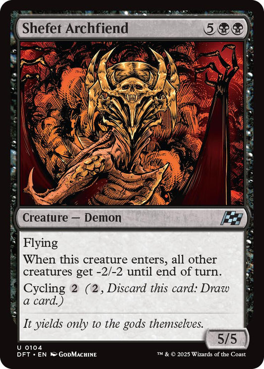 Shefet Archfiend (Aetherdrift - #104)
