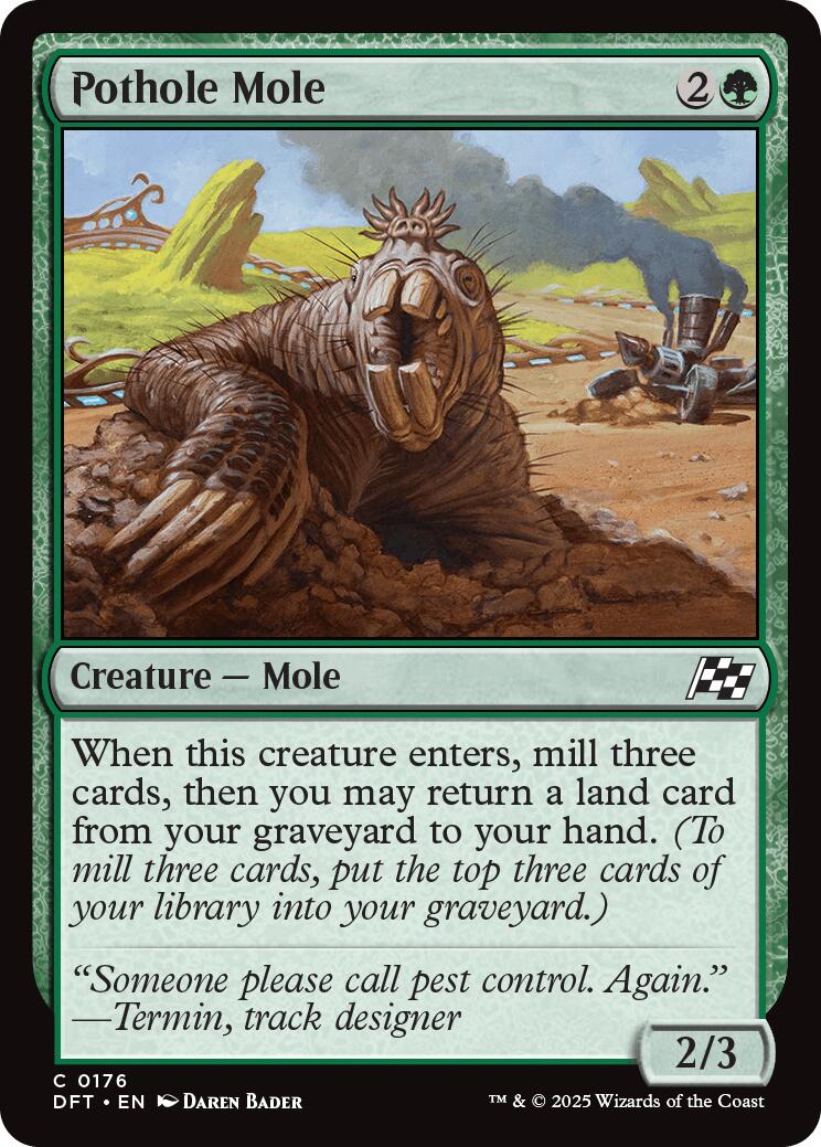 Pothole Mole (Aetherdrift - #176)