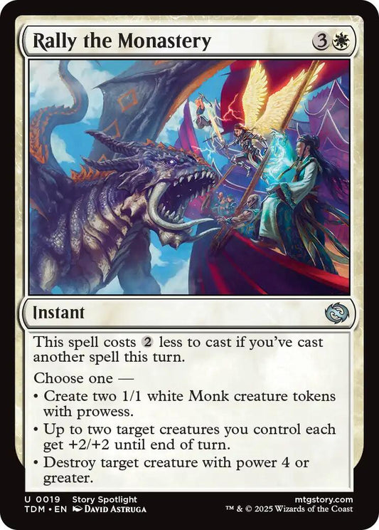 Rally the Monastery (Tarkir: Dragonstorm - #19)