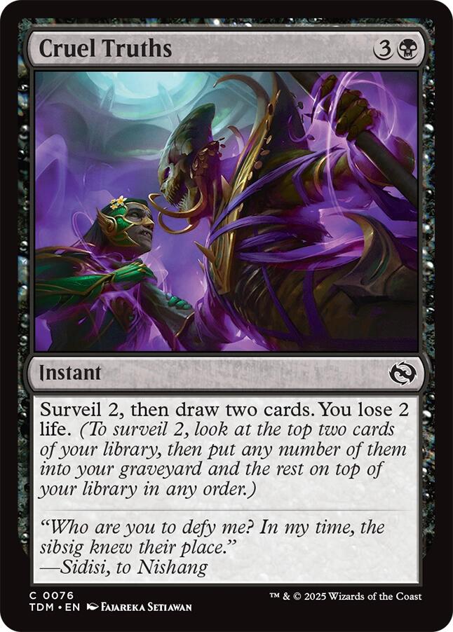 Cruel Truths (Tarkir: Dragonstorm - #76)