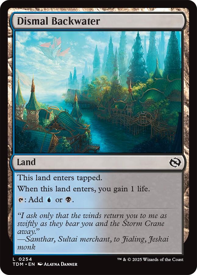 Dismal Backwater (Tarkir: Dragonstorm - #254)