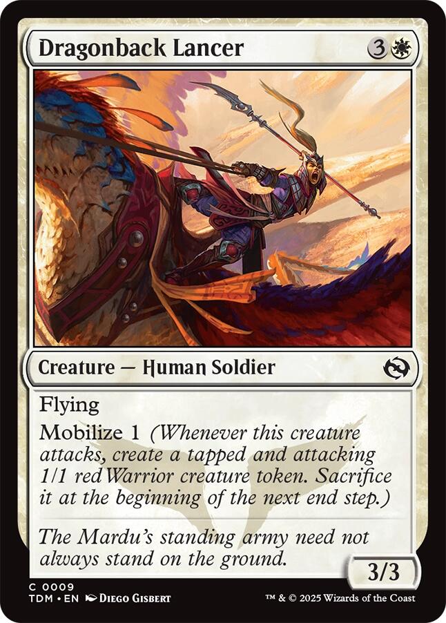 Dragonback Lancer (Tarkir: Dragonstorm - #9)