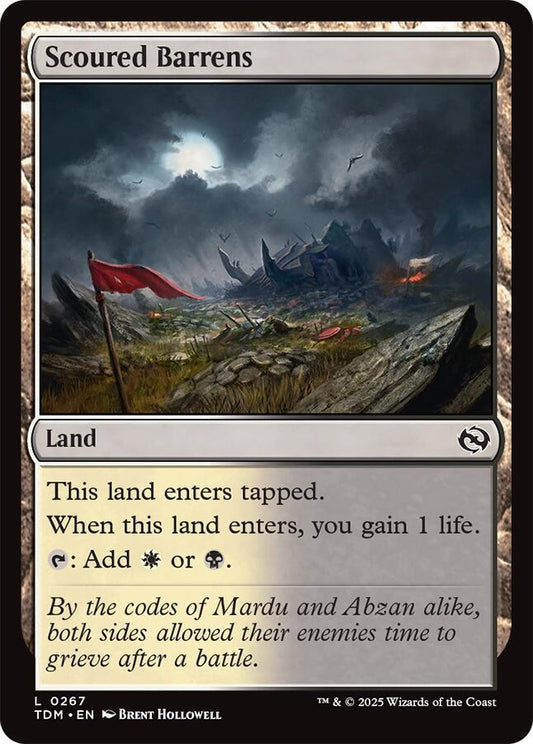Scoured Barrens (Tarkir: Dragonstorm - #267)