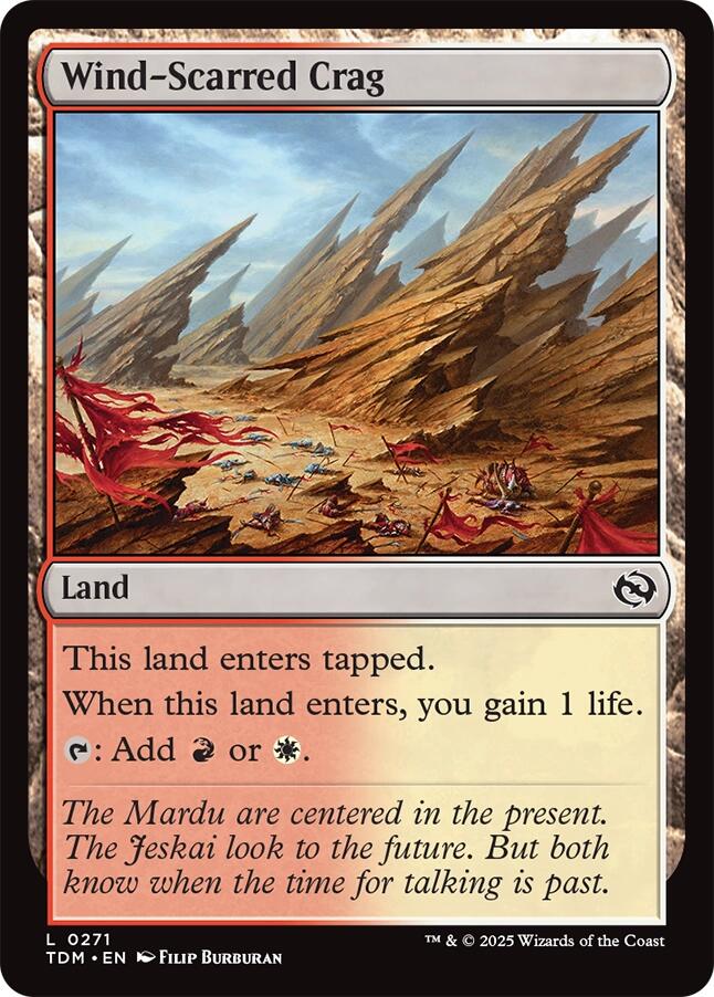 Wind-Scarred Crag (Tarkir: Dragonstorm - #271)
