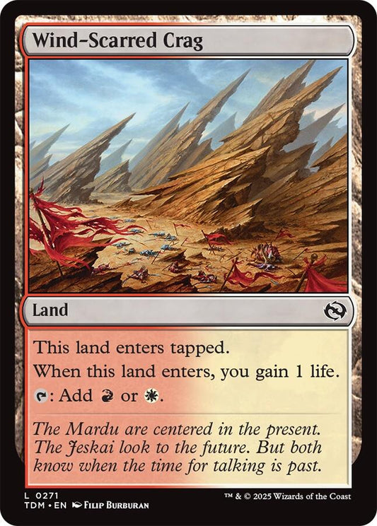 Wind-Scarred Crag (Tarkir: Dragonstorm - #271)