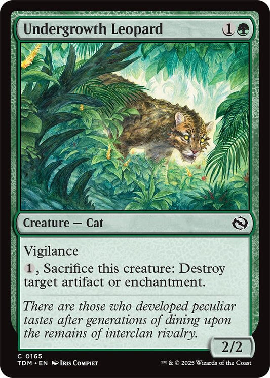 Undergrowth Leopard (Tarkir: Dragonstorm - #165)