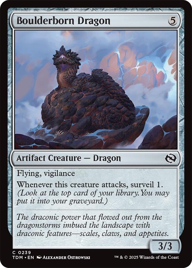 Boulderborn Dragon (Tarkir: Dragonstorm - #239)