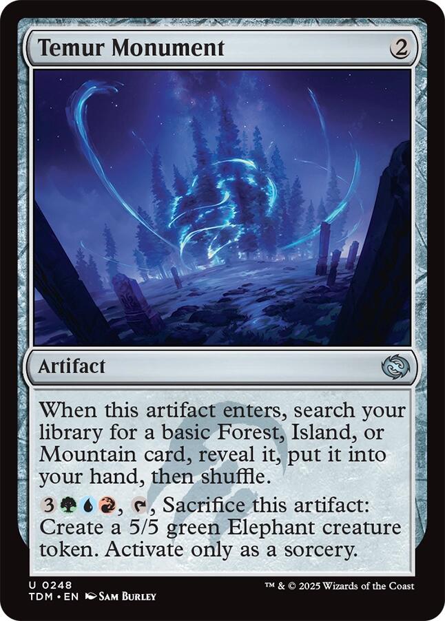 Temur Monument (Tarkir: Dragonstorm - #248)