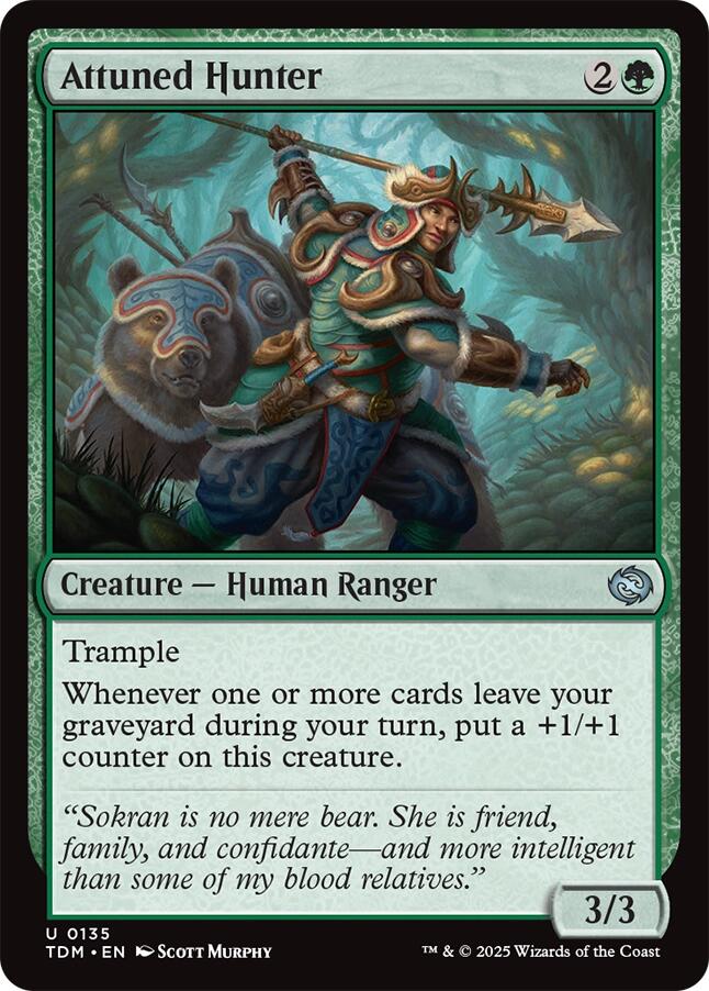 Attuned Hunter (Tarkir: Dragonstorm - #135)