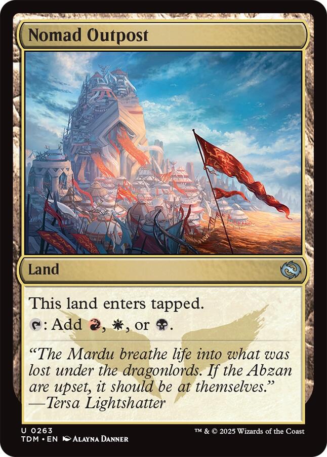 Nomad Outpost (Tarkir: Dragonstorm - #263)