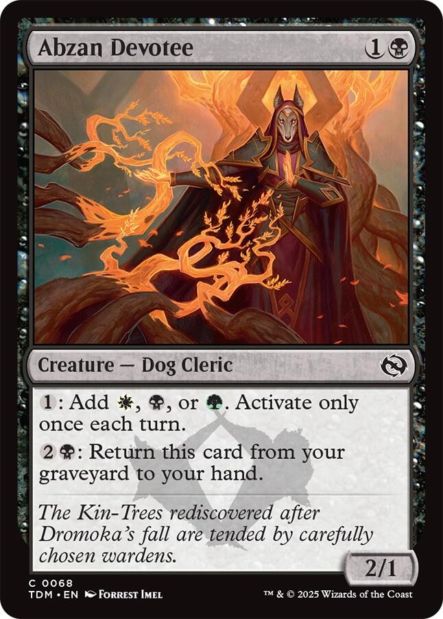 Abzan Devotee (Tarkir: Dragonstorm - #68)