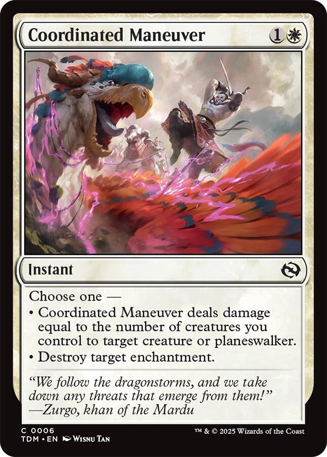 Coordinated Maneuver (Tarkir: Dragonstorm - #6)