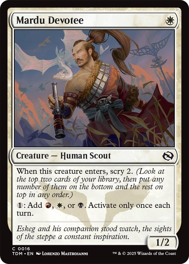 Mardu Devotee (Tarkir: Dragonstorm - #16)