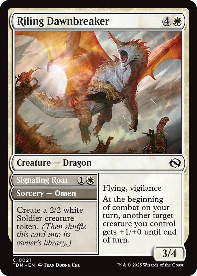 Riling Dawnbreaker (Tarkir: Dragonstorm - #21)