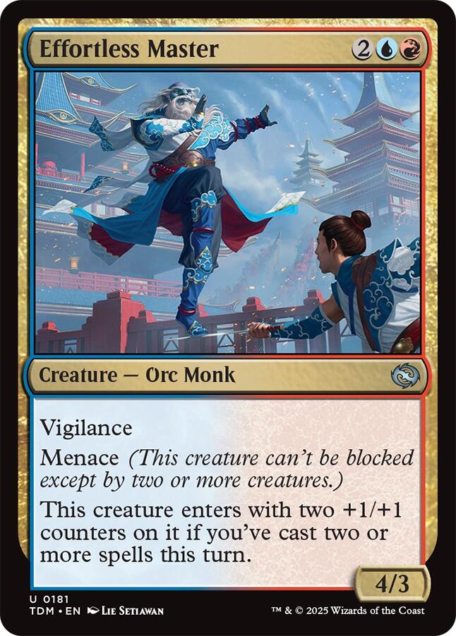 Effortless Master (Tarkir: Dragonstorm - #181)