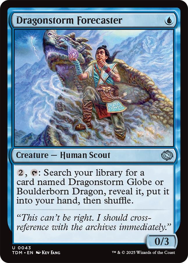Dragonstorm Forecaster (Tarkir: Dragonstorm - #43)