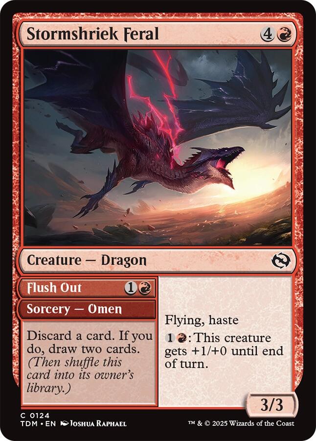 Stormshriek Feral (Tarkir: Dragonstorm - #124)