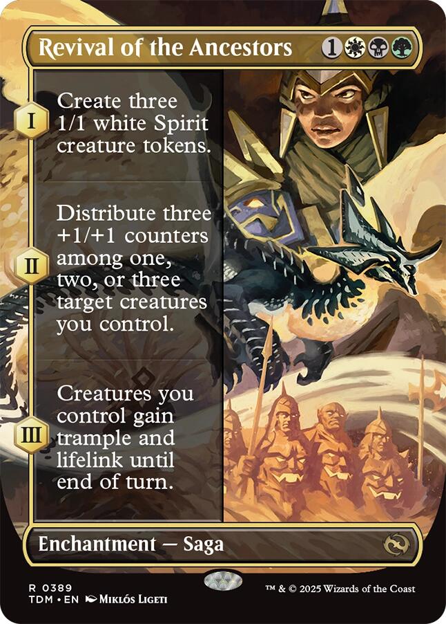 Revival of the Ancestors (Borderless) (Tarkir: Dragonstorm - #389)