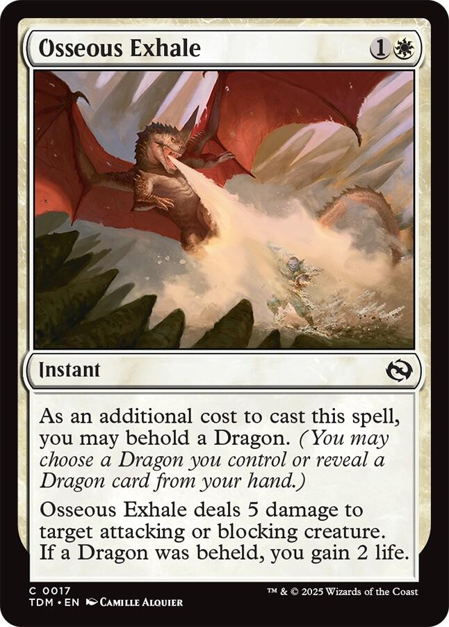 Osseous Exhale (Tarkir: Dragonstorm - #17)