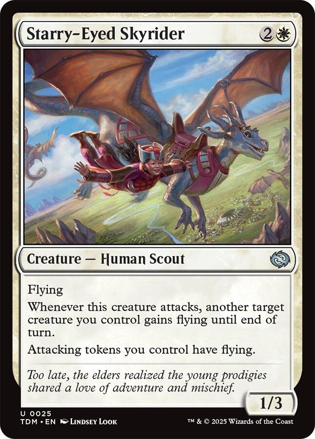 Starry-Eyed Skyrider (Tarkir: Dragonstorm - #25)